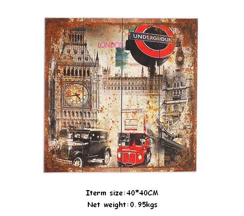 Home Decor Print Wood Plaque on Wood Wall Arts