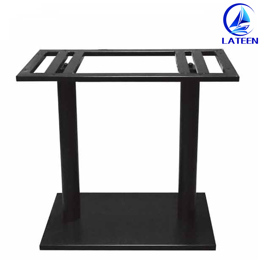 Indoor Furniture Durable Bar Furniture Metal Leg Dining Table