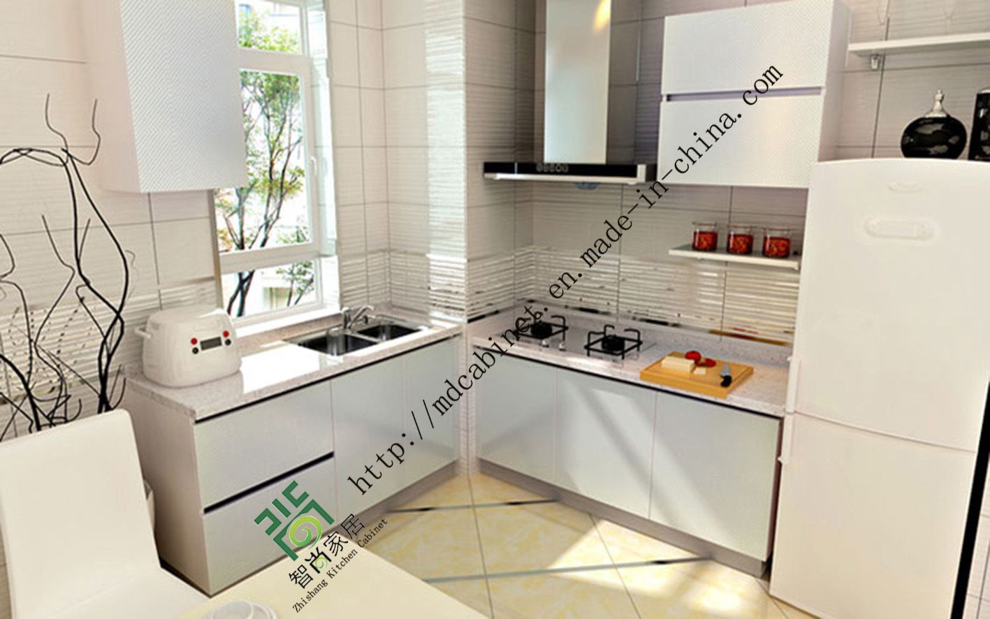 High Quality UV Kitchen Cabinet (zs-157)