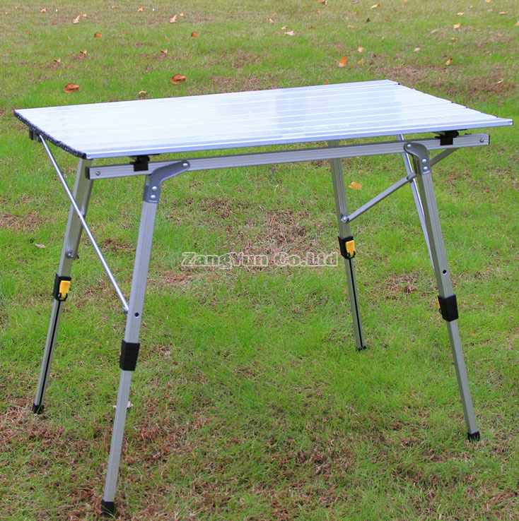 Outdoor Folding Table, Aluminum Alloy Portable Picnic Table