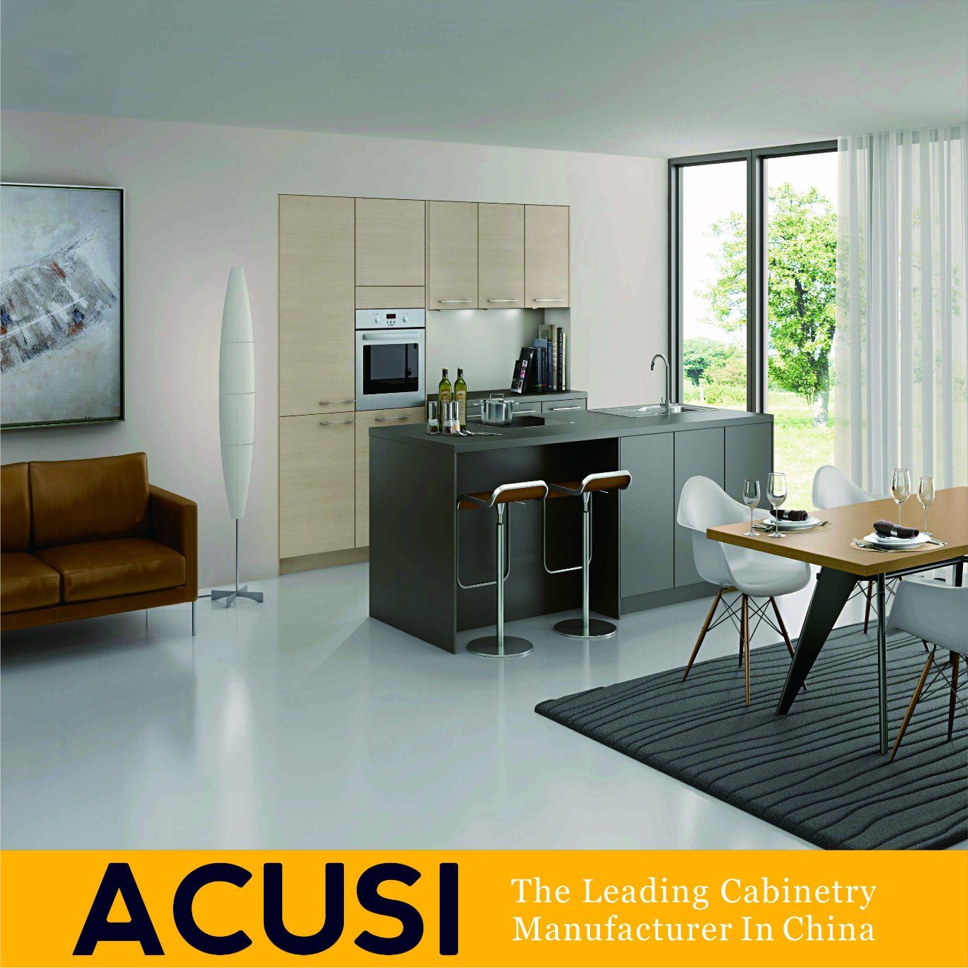 Wholesale Hot Selling Modern Matt Lacquer Kitchen Cabinets (ACS2-L30)