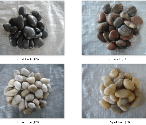 Natural White River Pebble Stone Size 2-3cm /3-5cm /5-8cm for Landscaping