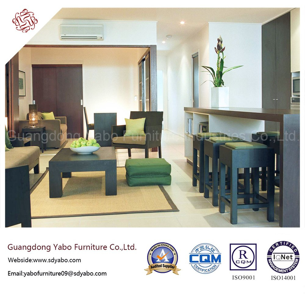 Splendid Hotel Furniture with Wooden Combination Sofa Set (YB-H-29)