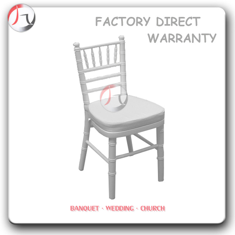 White Metal Tube and Seat Cushion Child Chairs (AT-131)