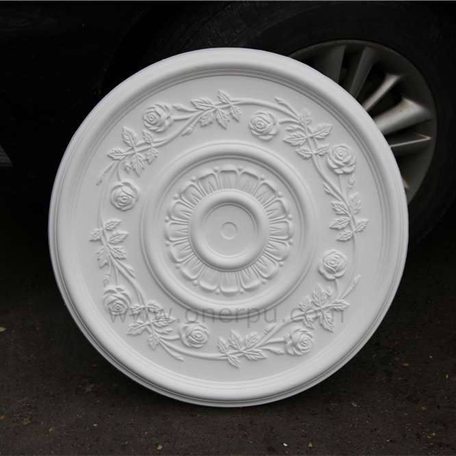 Ornamental PU Ceiling Medallion Wall Decor Hn-043