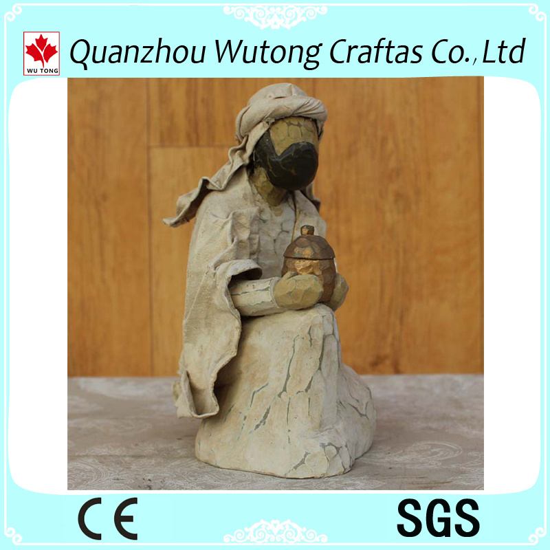 Home Decoration Custom Jesus Character Resin Statue