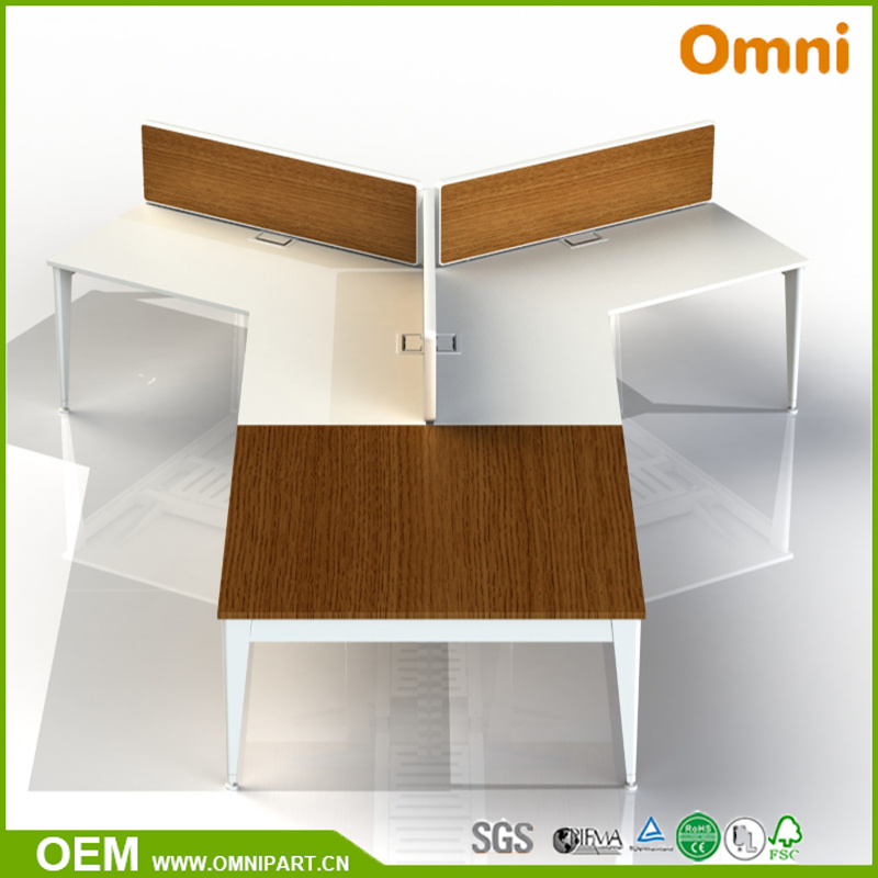 Four Person Modern Office Furniture Table