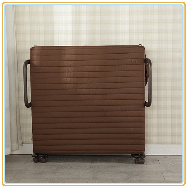 India Iron Steel Pipe Folding Bed for Hotels (190*120CM)