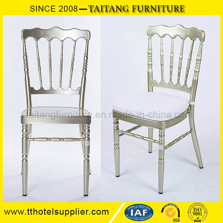 Metal Wedding Chair Napoleon Chair for Banquet Event