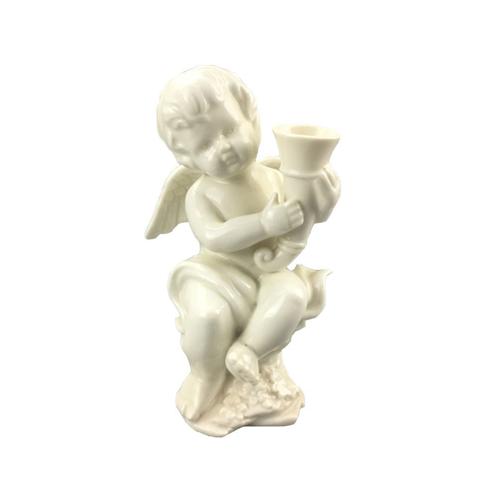 Middle Size Handmade Ceramic Angel for Home and Garden Decoration