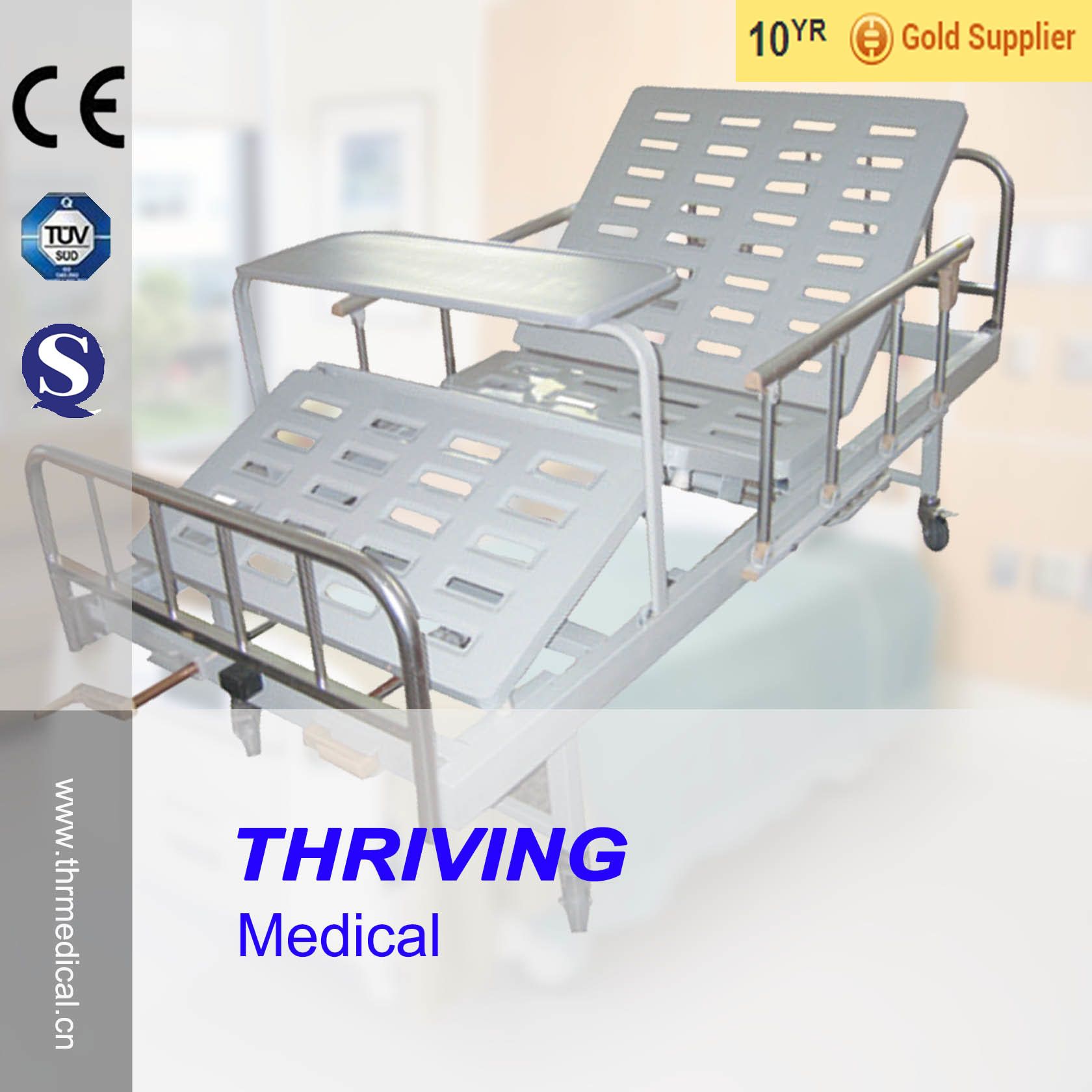 Thr-MB216 Two Cranks Hospital Manual Bed