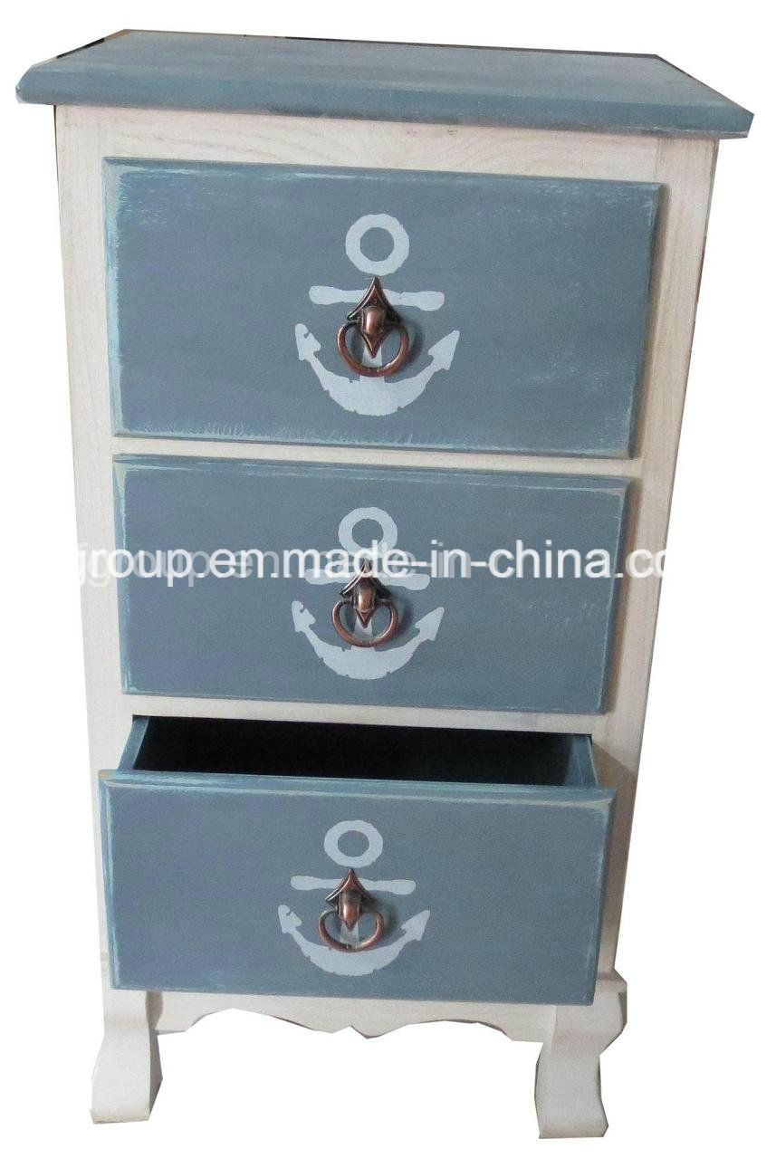 Fashionable Retro Hobby Colorful Wooden Cabinet