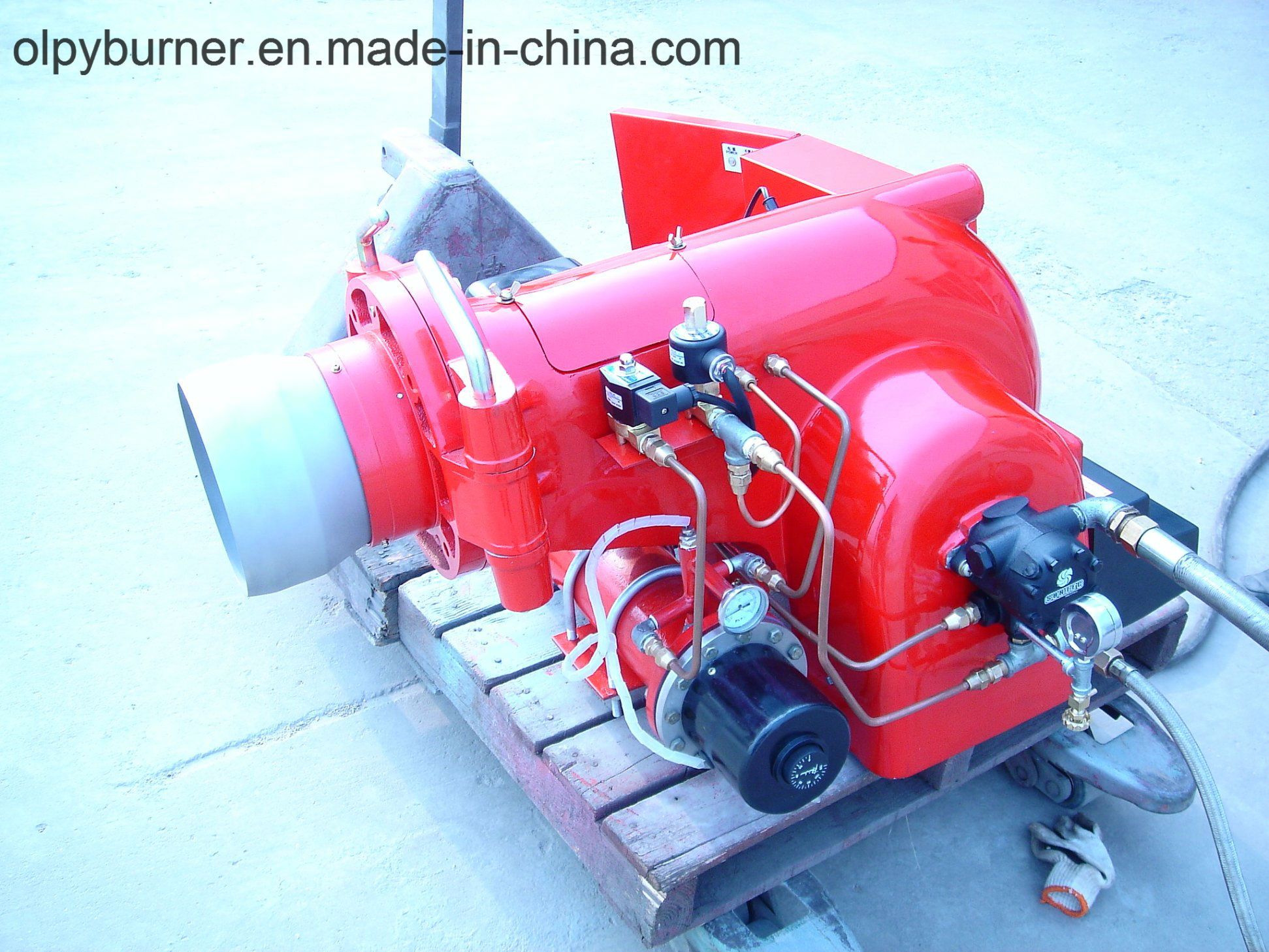 The Olpy Lt Series Oil Burner with Security System.