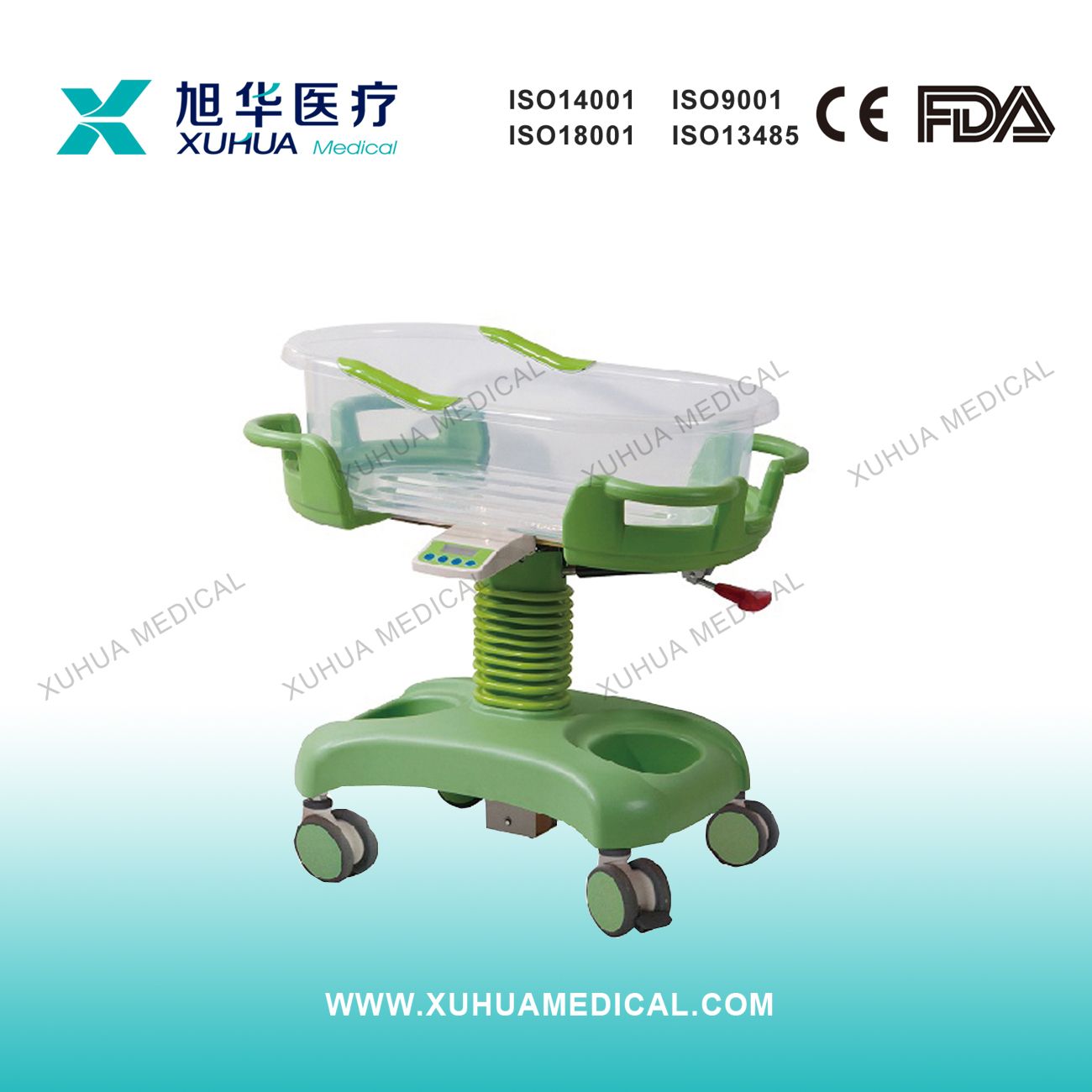 Hospital Infant Bed with Scale, Baby Crib (XHE10A)