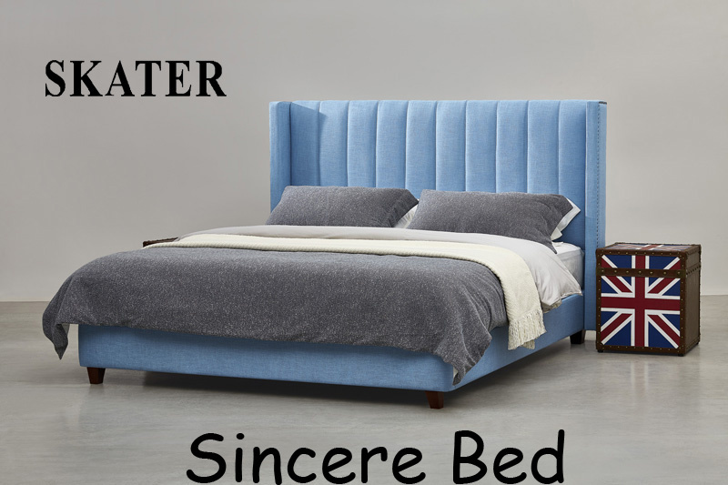 Sk22 American Style Bedroom Fabric Bed