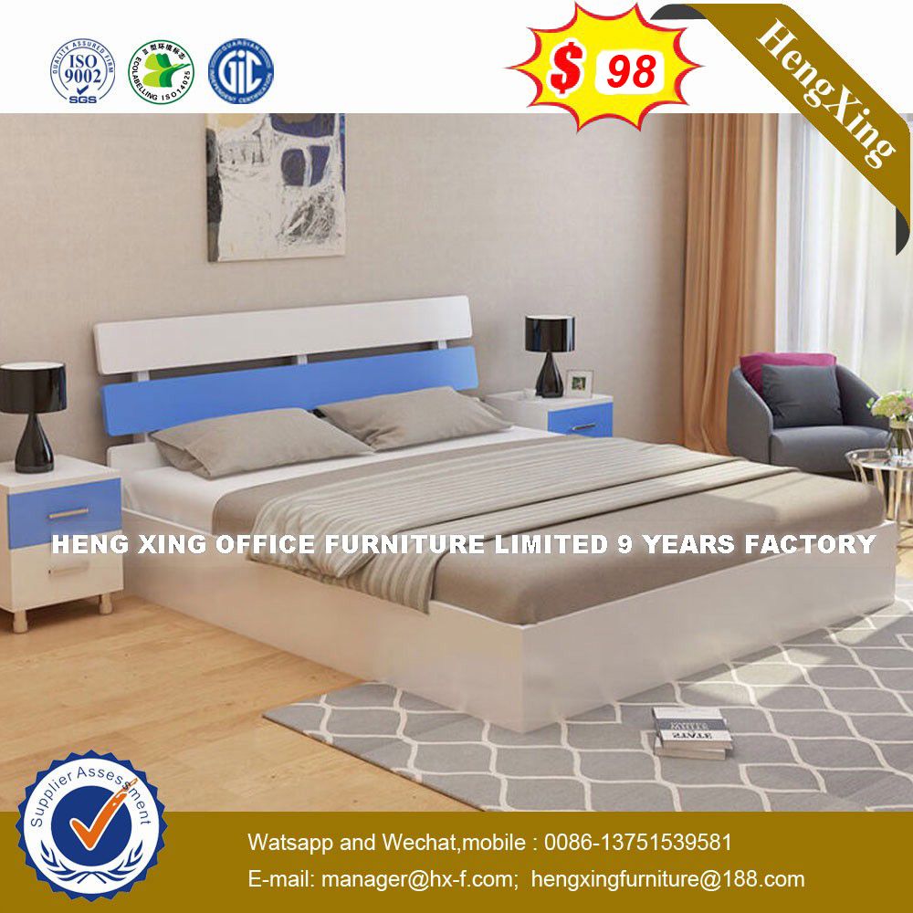 Crystal Button Genuine Reline Relax Hotel Room Bed (HX-8NR0681)