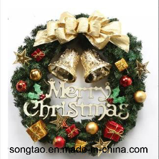 Hot Sale Colorful Holiday Decoration Artificial Christmas Wreath