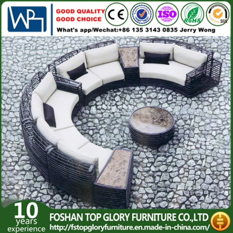 PE Rattan Popular Outdoor Furniture Combination Sofa (TG-020)