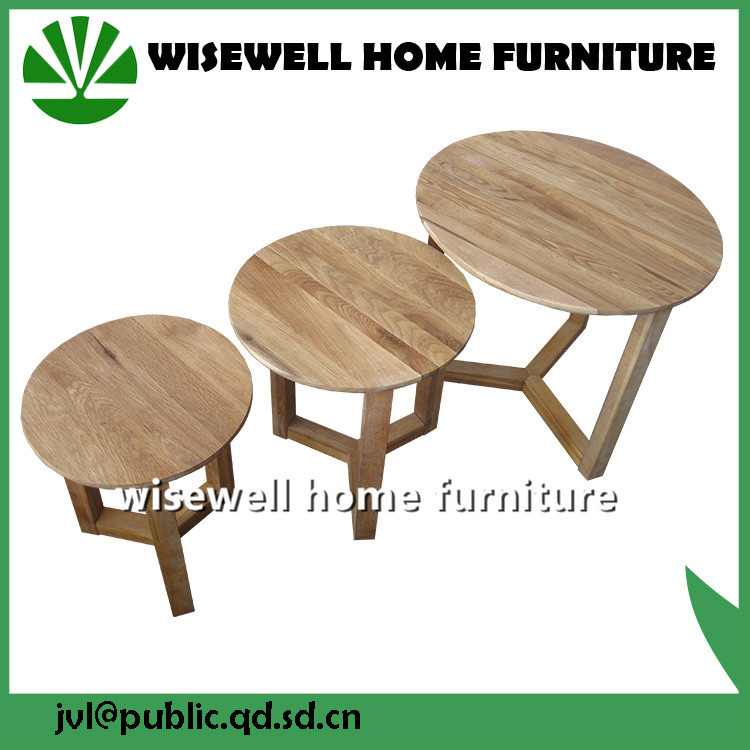 Nest of Tables (3) in Oak Wood