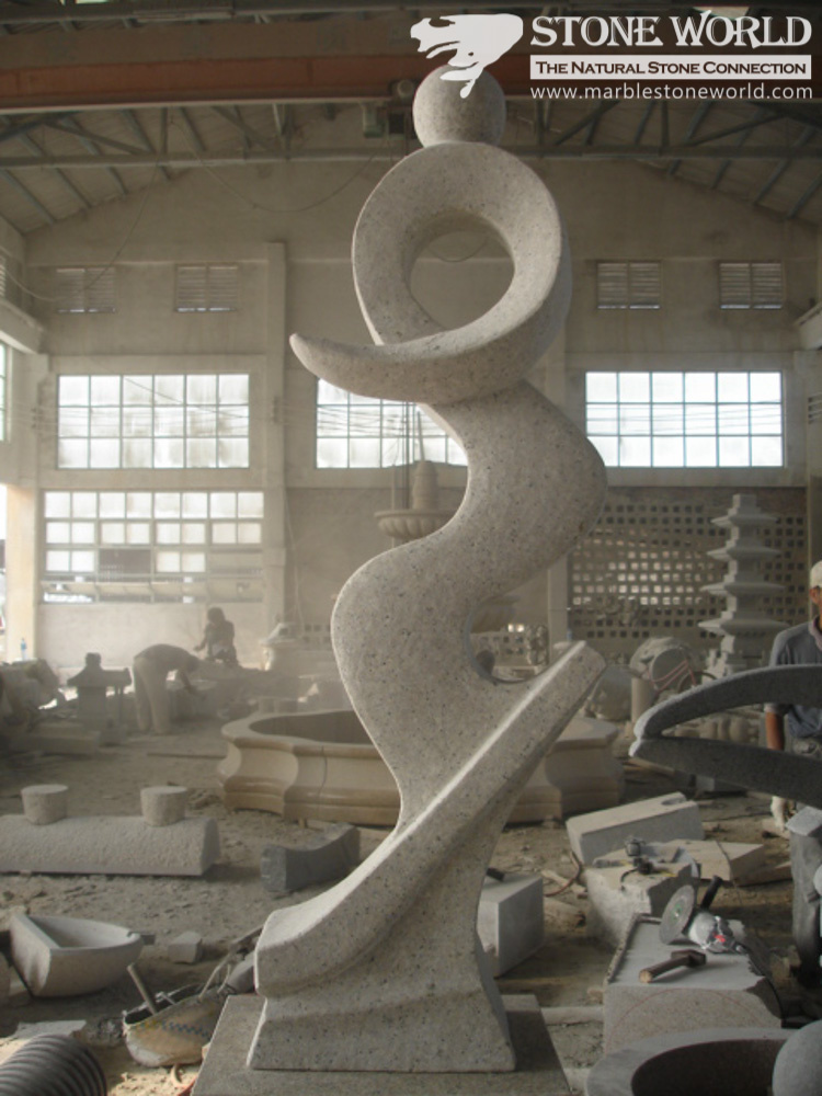 Hand Carved Granite Sculpture for Art Collection/Garden Decoration (CV003)