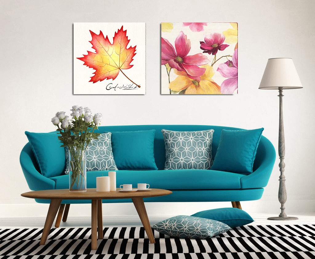 New Arrival Best Price for Beautiful Decoration Maple Leaf Oil Painting