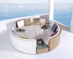 2015 Outdoor Wicker Furniture/Cheap Rattan Garden Furniture/Rattan Wicker Sofa