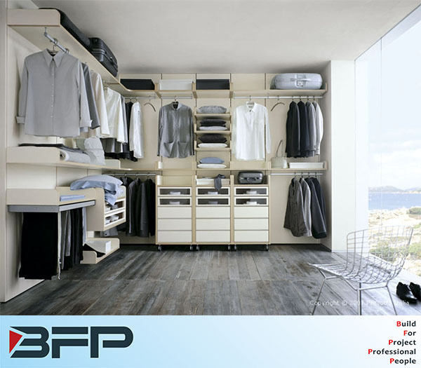 Cheap Price Malemine Corner Bedroom Wardrobes