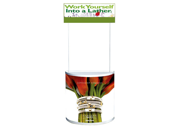Display Stand Plastic Promotion Units (DW-P-T4)