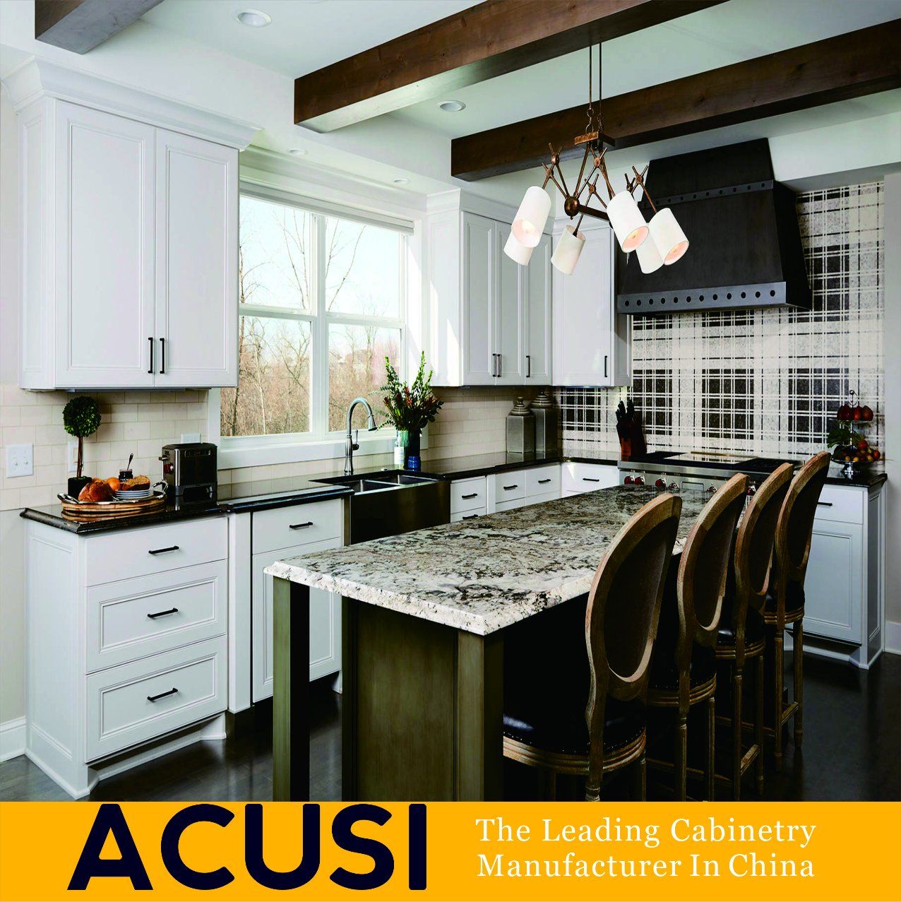 Wholesale Hot Selling High Quality Solid Wood Kitchen Cabinets (ACS2-W17)