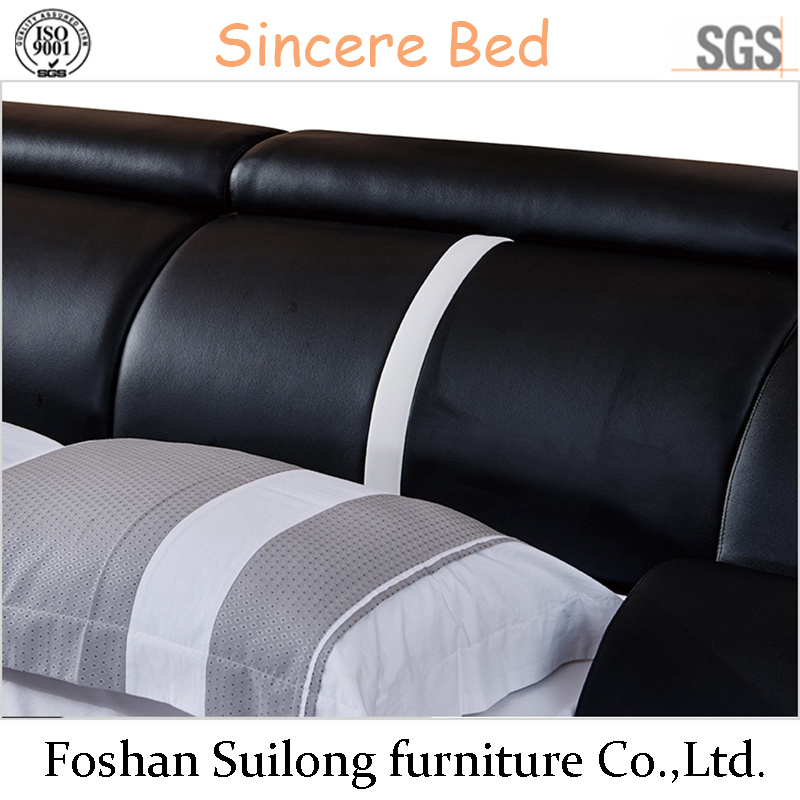 Lb824 American Style Leather Bed