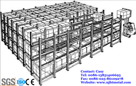 Heavy Duty Gravity Dynamic Live Shelving for Warehouse Storage