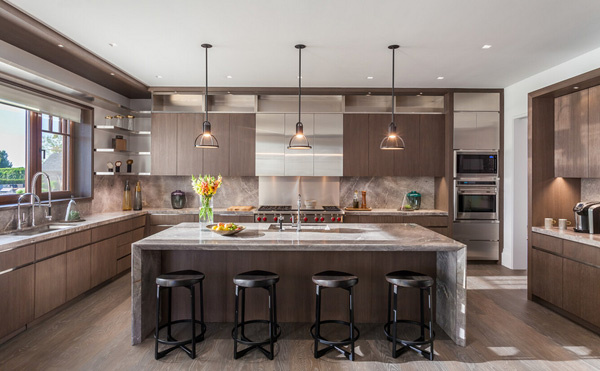 Wood Veneer Kitchen Cabinet Factory
