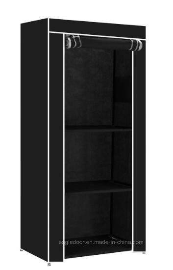 Modern Simple Wardrobe Household Fabric Folding Cloth Ward Storage Assembly King Size Reinforcement Combination Simple Wardrobe (FW-45A)