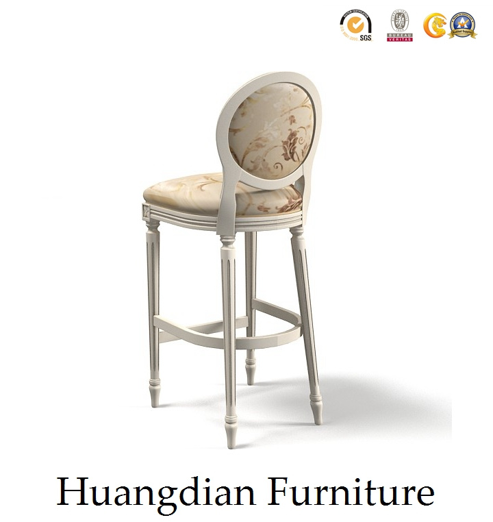 French Style Carving Luise High Bar Chair Bar Stool (HD186)
