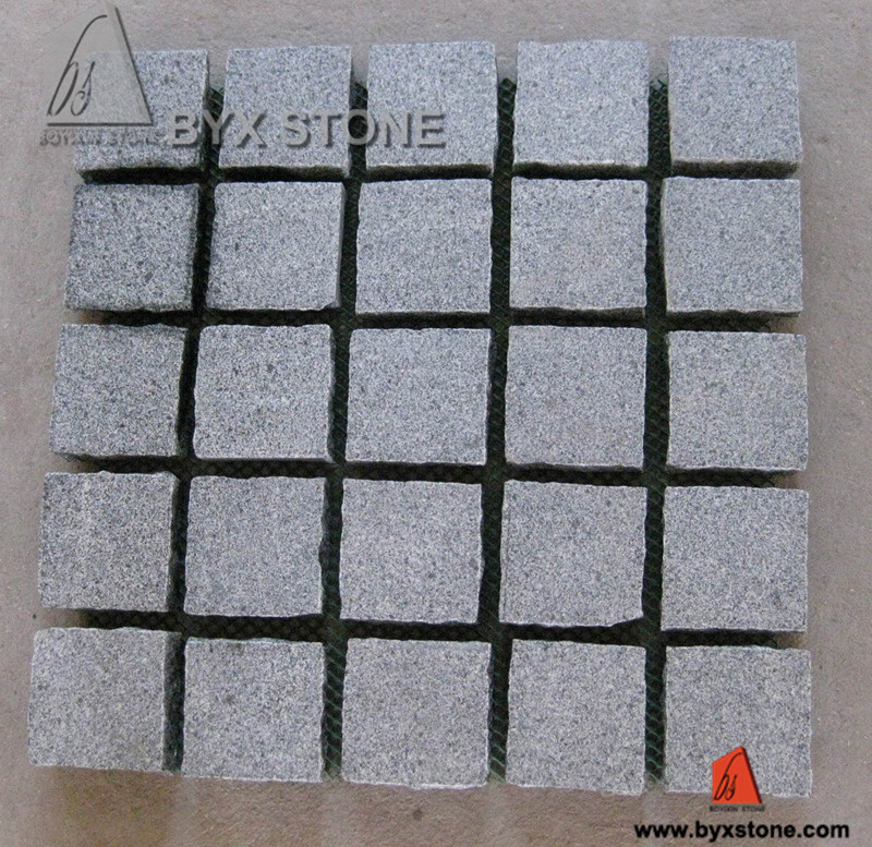 Natural G654 Flamed Granite Paving Cube Stone for Decoration