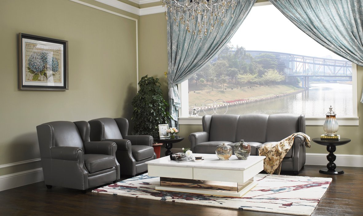 Comfortable Sofa 100% Genuine Leather