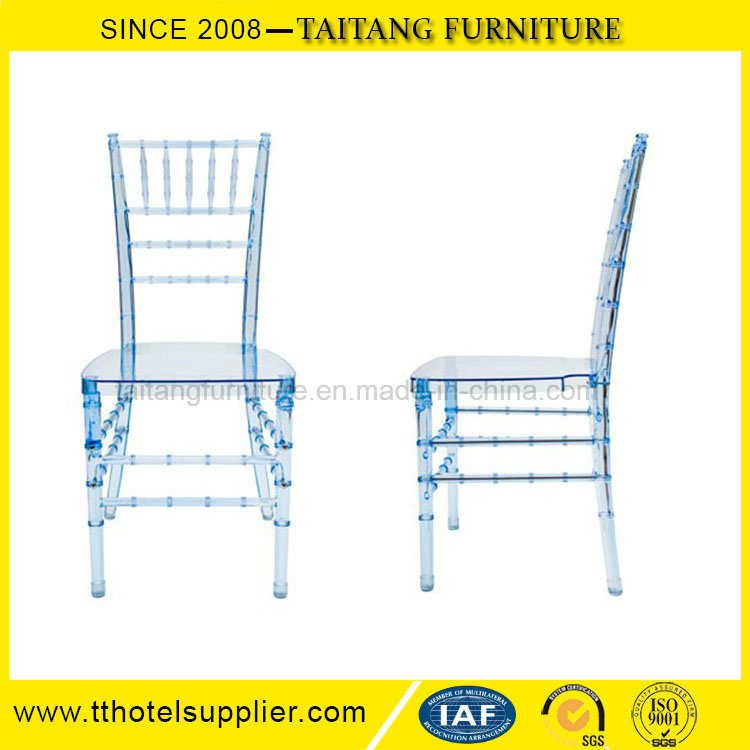 Transparent Wedding Use Plastic Chair Chiavari Chair