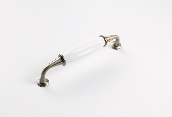 Antique Milk White Ceramic Handle Furniture Hardware Pulls Handle