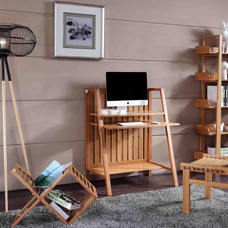 Modern Popular Home Bamboo Computer Table