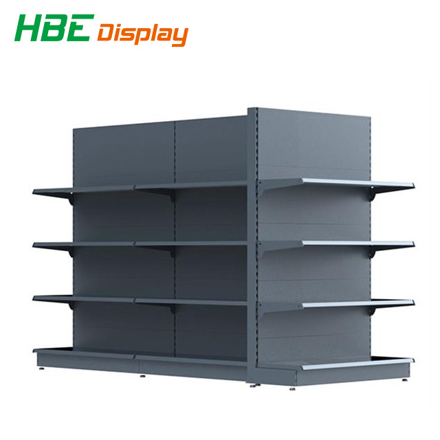 Supermarket Racking System with Gondola Shelving