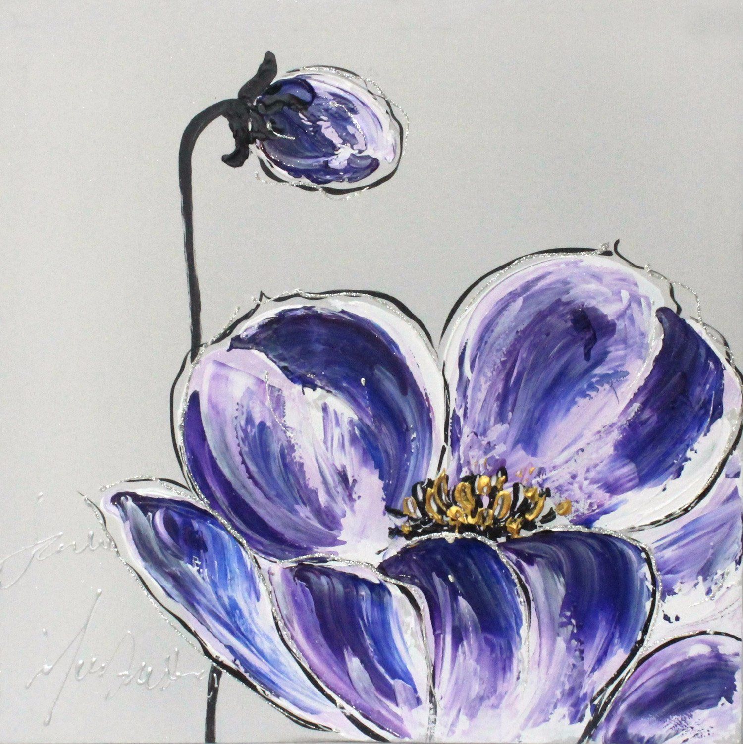 Popular Flower Home Decoration Oil Painting