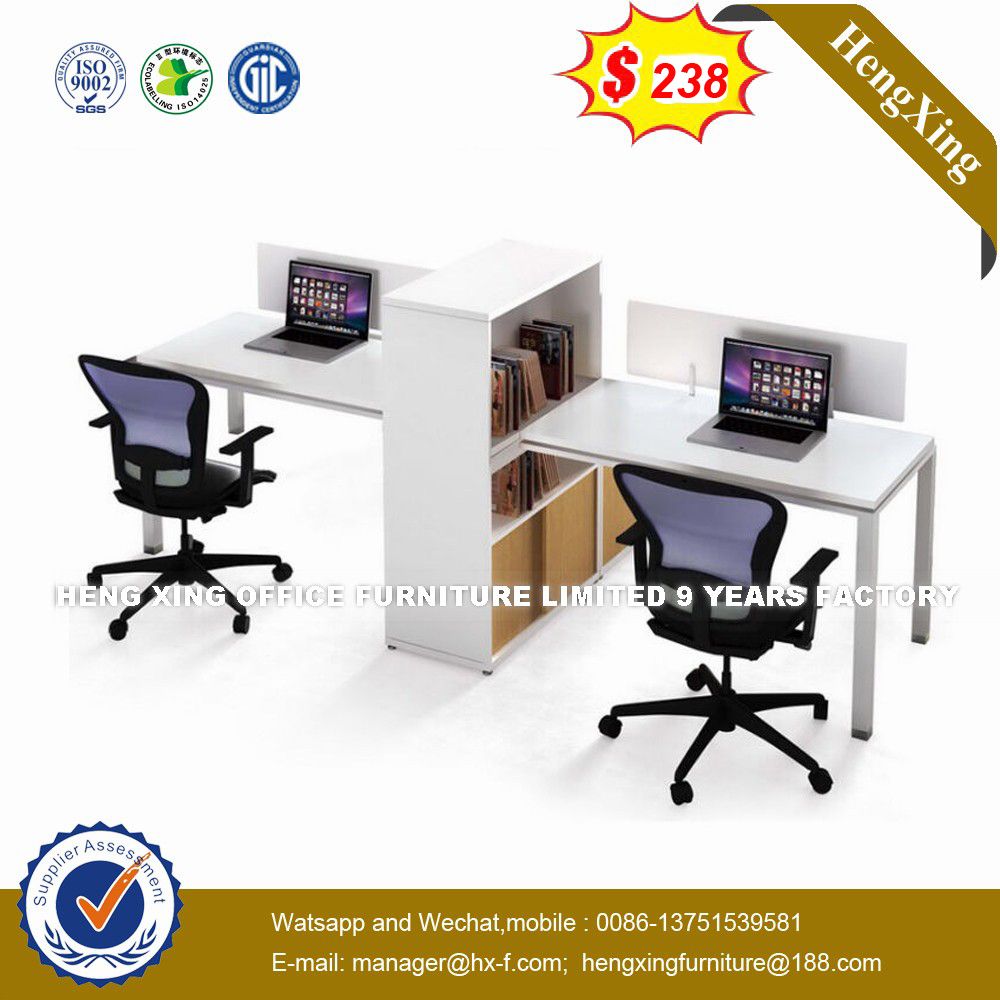 Cheap Price MFC Wooden Mahogany Color Office Partition (HX-8N0245)