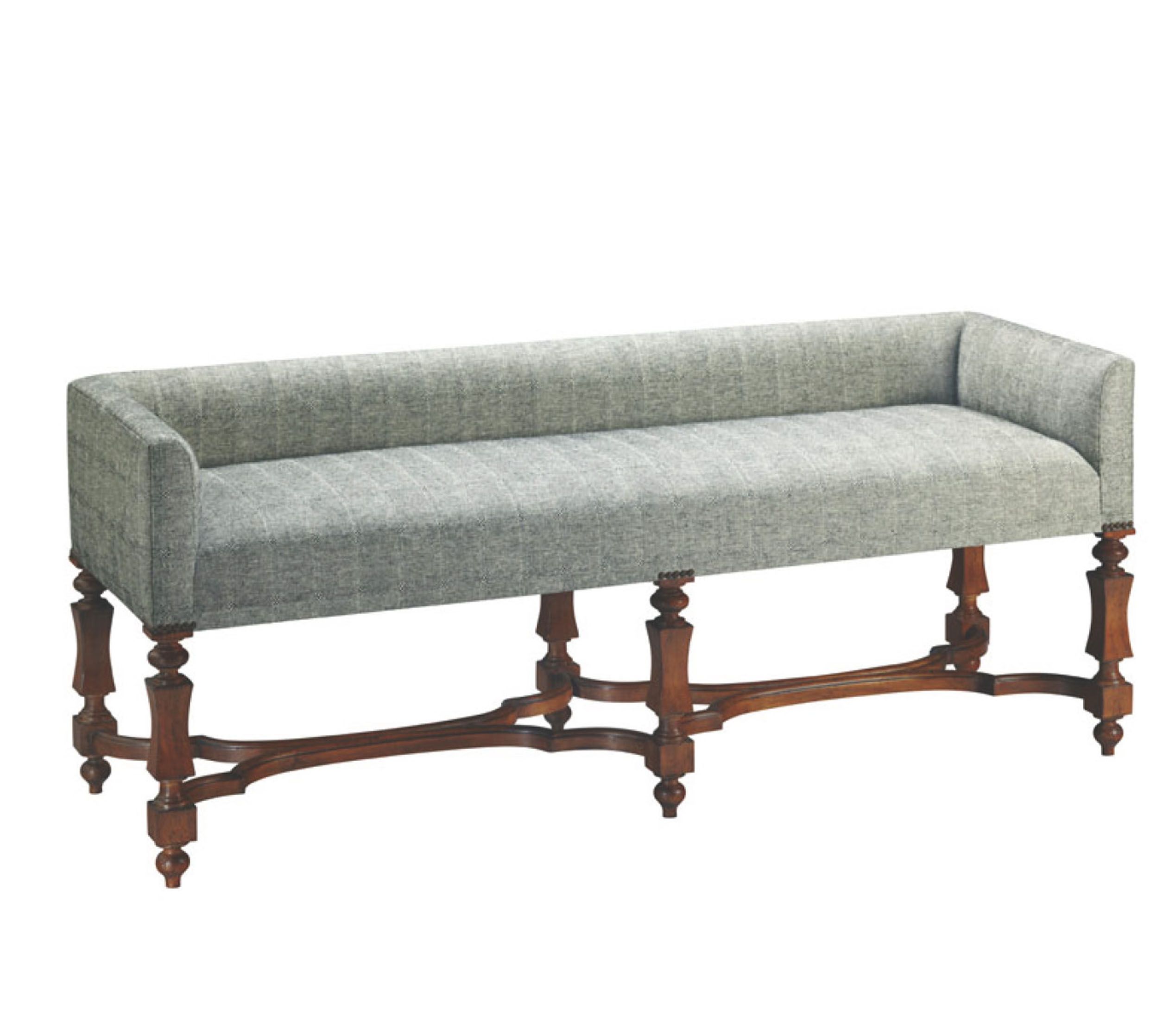 Luxury Bedroom Furniture Ottoman Stools French Style Fabric Bed Endstool0614