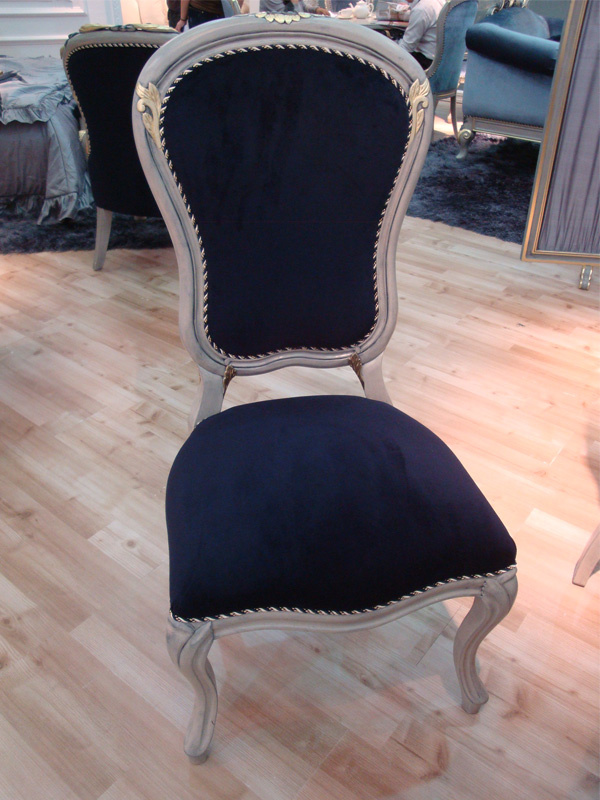 Divany Classic Home Furniture Dining Room Solid Wood Fabric Dining Chair (BA-2701-A)