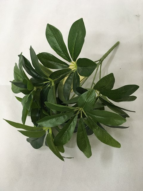 PE Green Schefflera Artificial Plant for Home Decoration (50103)