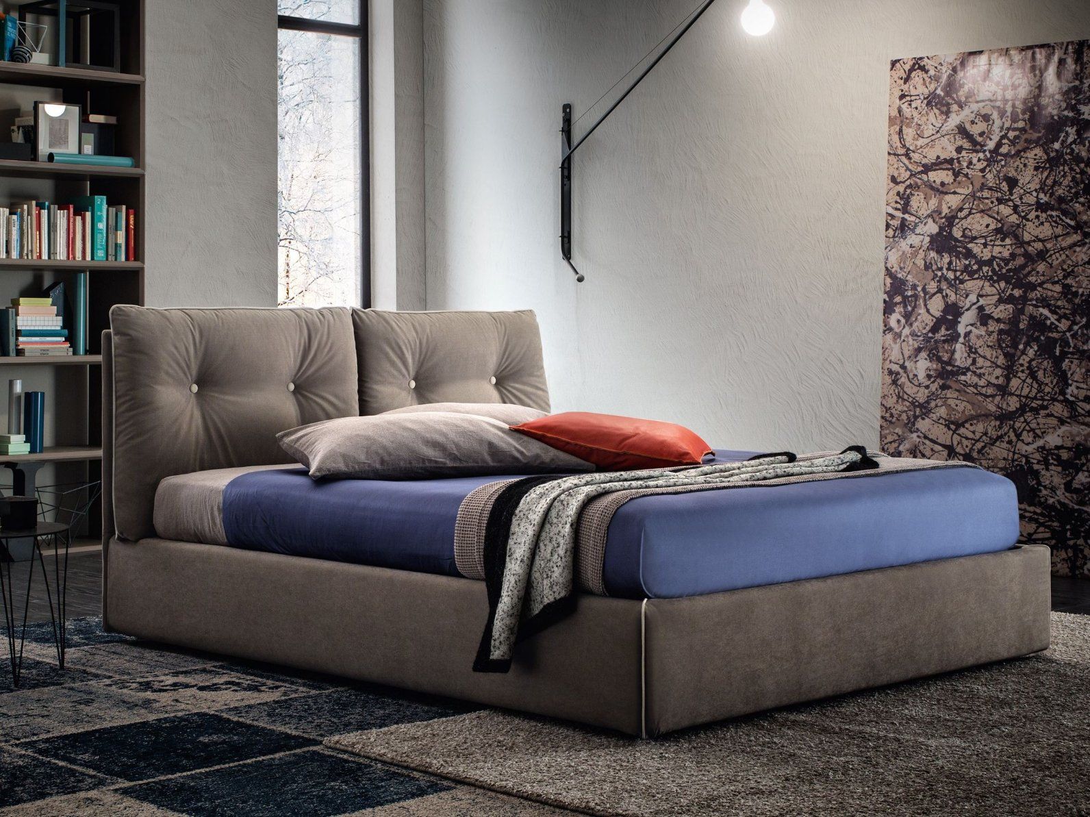 Nordic Simple Nordic Cloth Art Bed Home Furniture