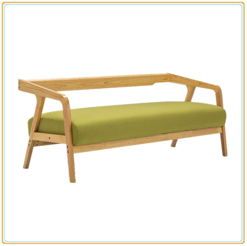 Couch Chair Sofa Chair with Dual Wooden Support Pillow Offered