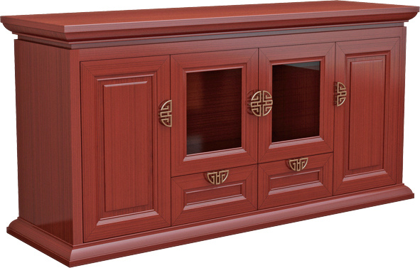 Office Furniture Classical Wood Drawing Storage Cabinet