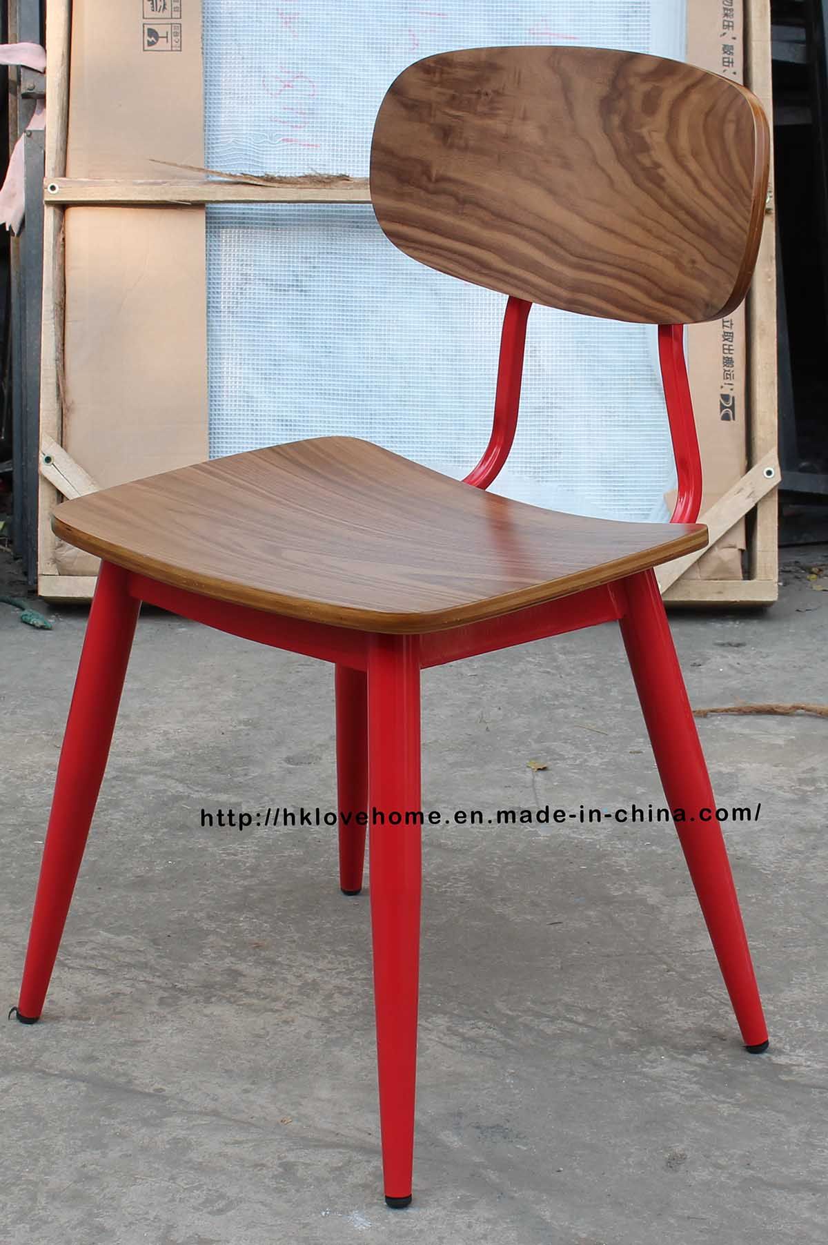 Metal Replica Dining Restaurant Coffee Wooden Copine Sean Dix Chair