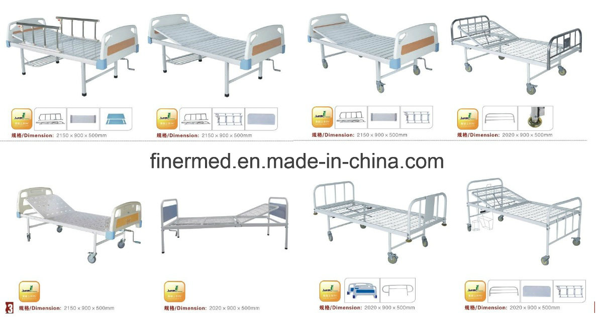 2 Sections Semi Fowler Hospital Bed